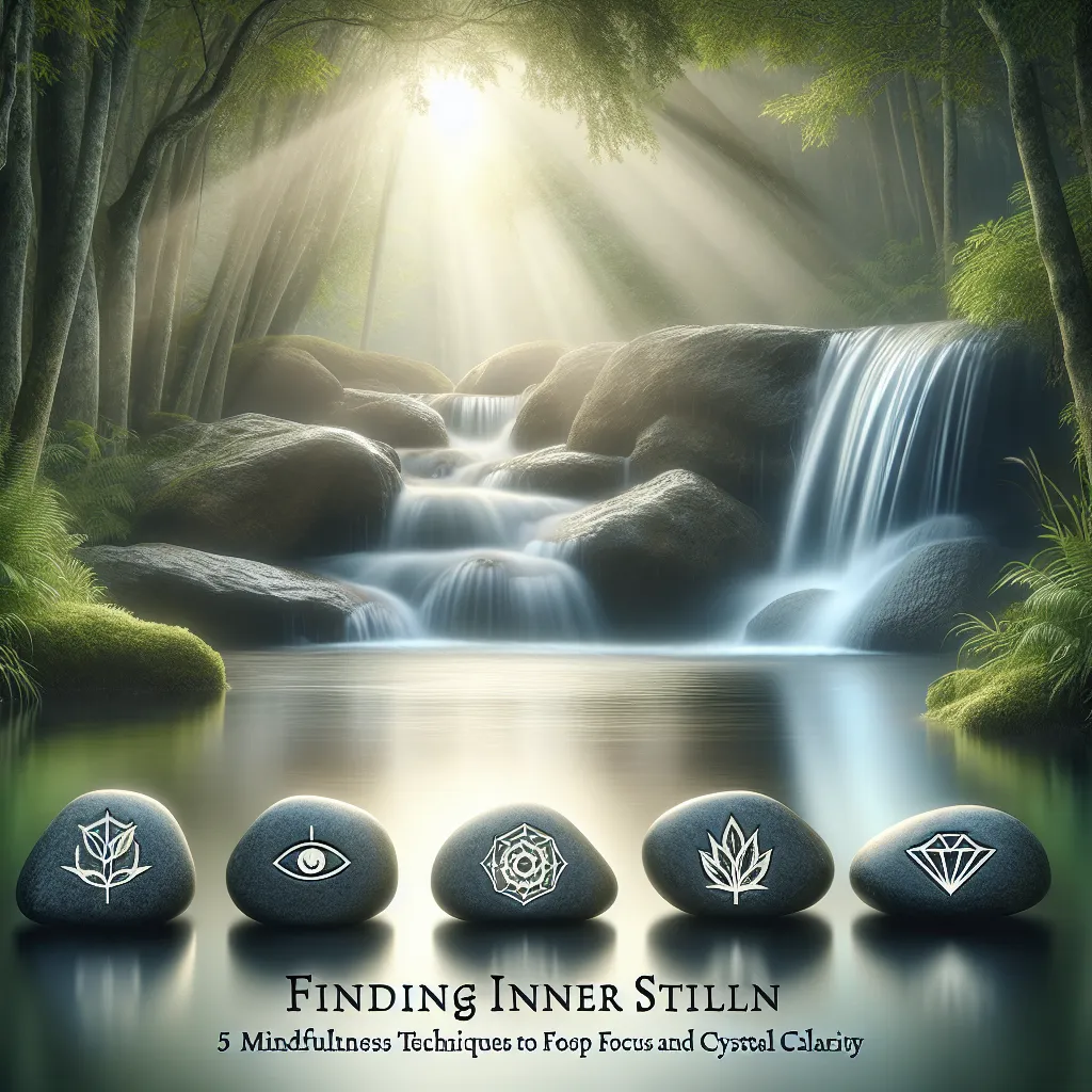Finding Inner Stillness: 5 Mindfulness Techniques to Foster Deep Focus and Crystal Clarity