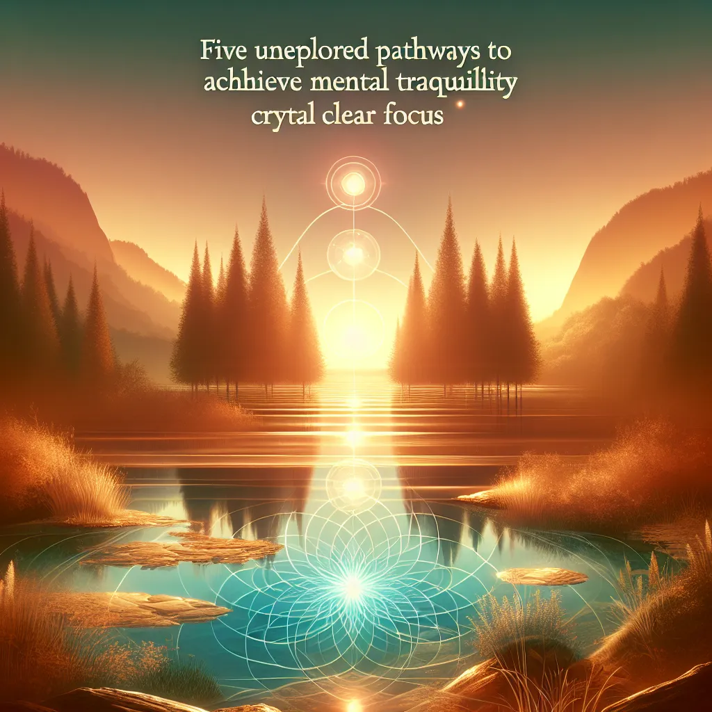 Five Unexplored Pathways to Achieve Mental Tranquility and Crystal Clear Focus