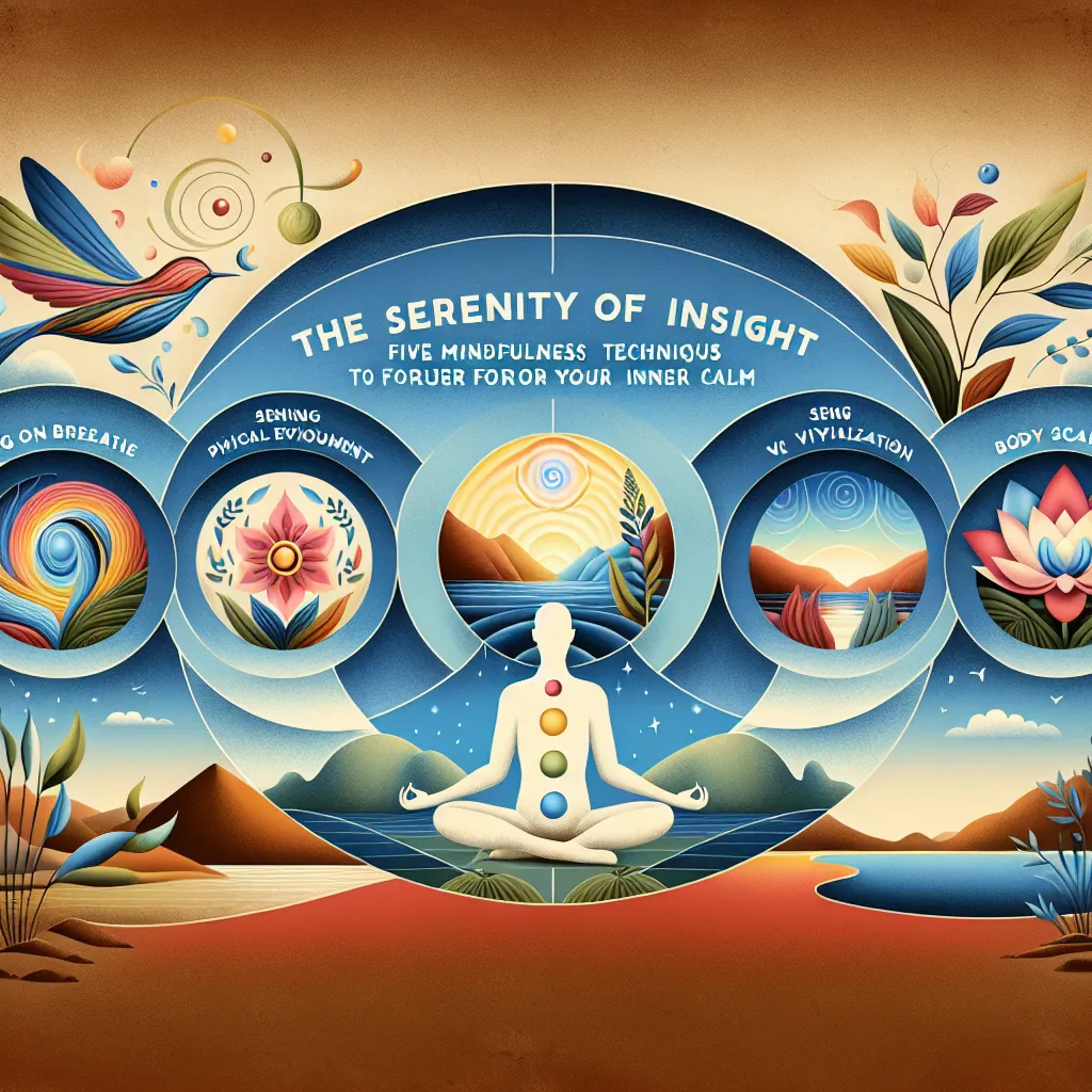 The Serenity of Insight: Five Mindfulness Techniques to Foster Your Inner Calm