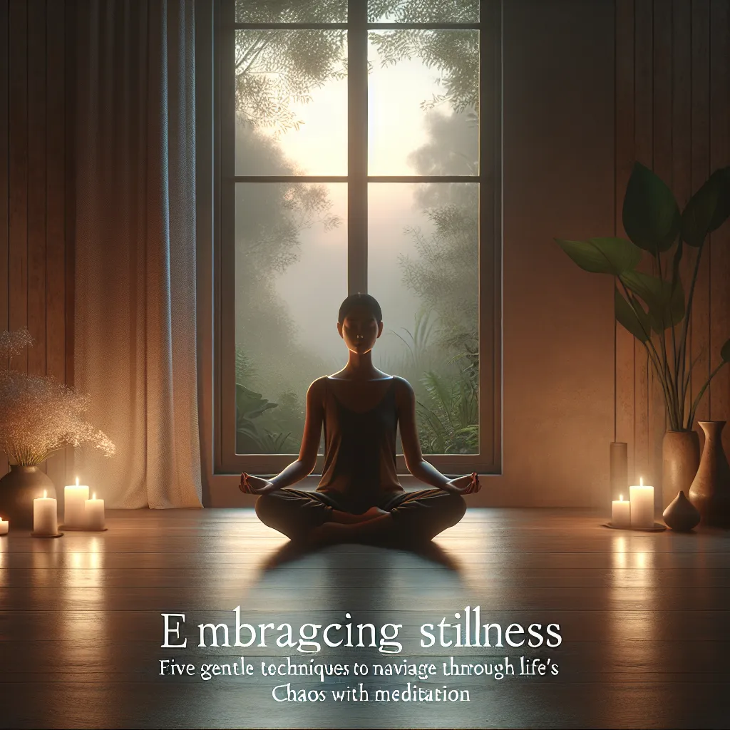 Embracing Stillness: Five Gentle Techniques to Navigate Through Life's Chaos with Meditation