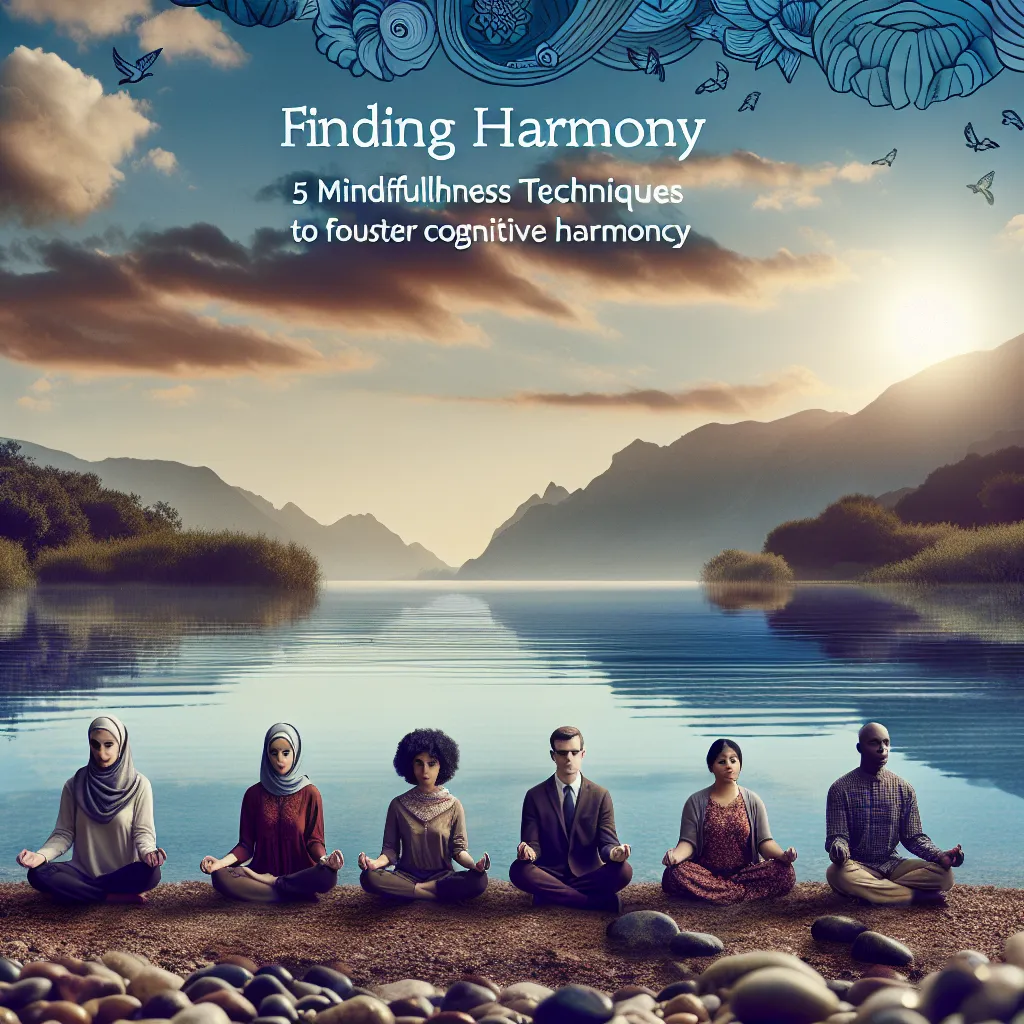 Finding Harmony: 5 Mindfulness Techniques to Foster Cognitive Harmony