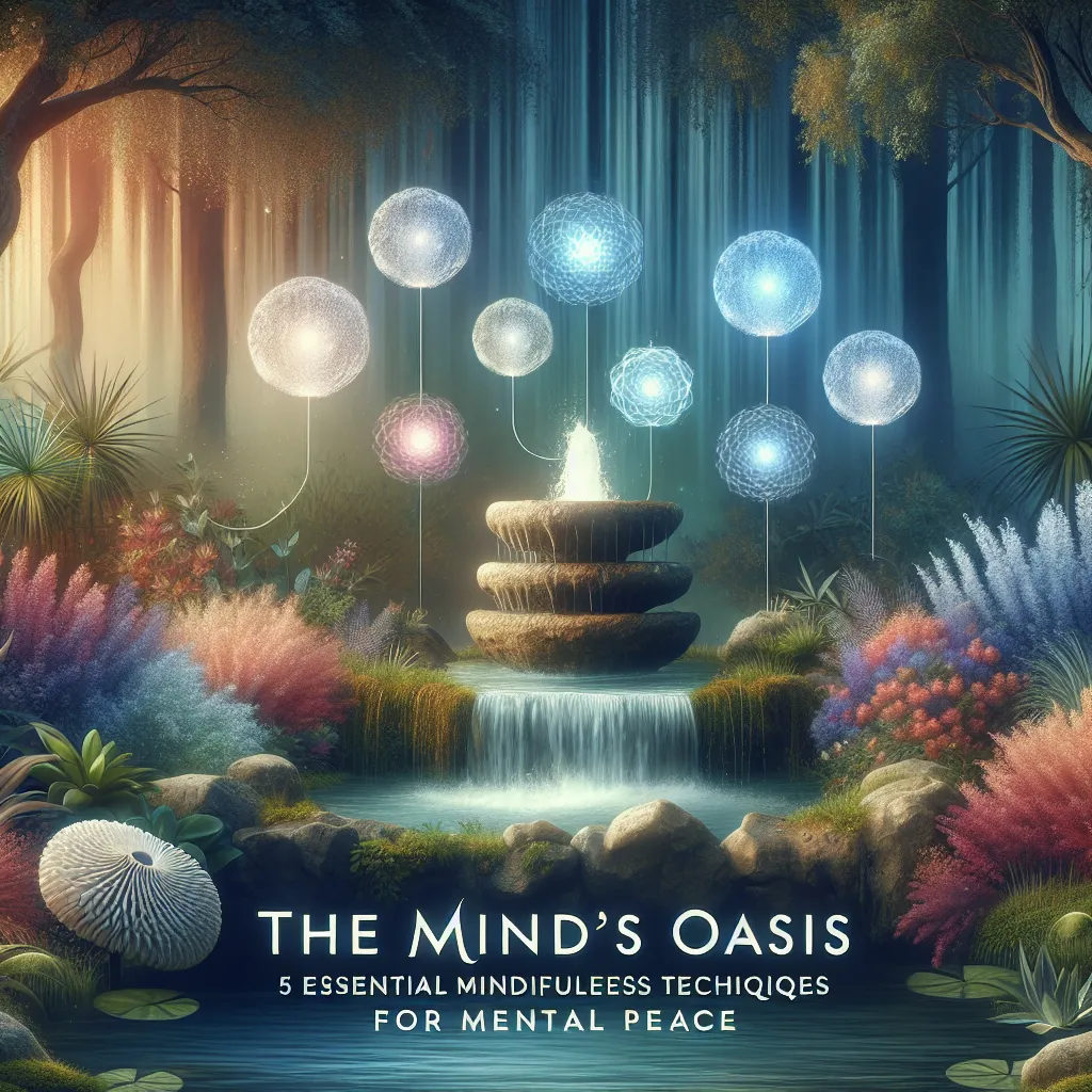 The Mind's Oasis: 5 Essential Mindfulness Techniques for Mental Peace