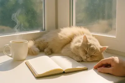 Quiet Joy: What Fluffy Cat Photos Can Teach Us About Everyday Mindfulness
